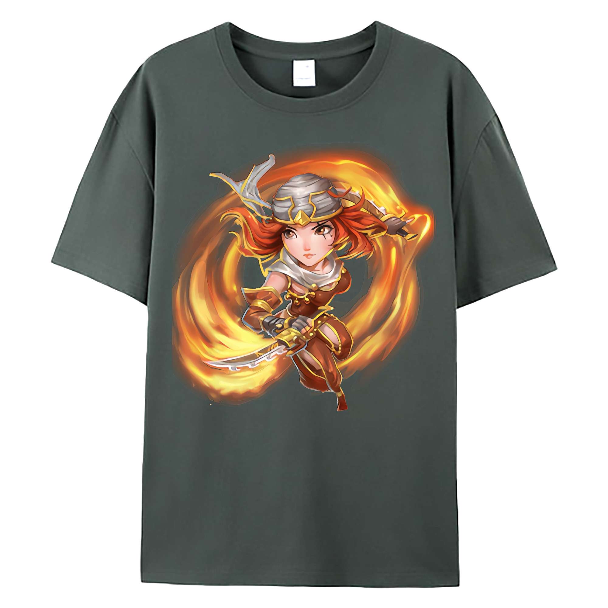 （画像用） リーグ・オブ・レジェンド League of Legends LOL 綿100％ メンズ半袖Tシャツ｜肌触りやわらか＆通気性
